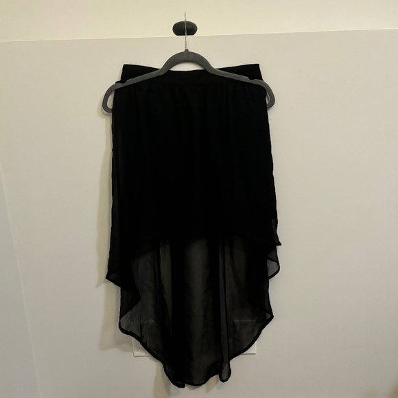 2 for $20 Dynamite Asymmetrical Black Skirt EUC - Picture 2 of 5